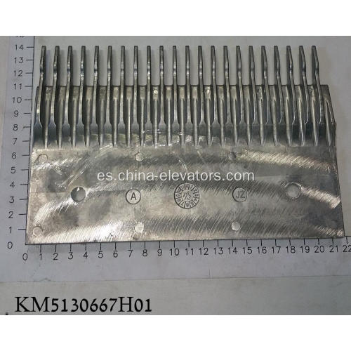 KM5130667H01 peine de aluminio para escaleras mecánicas kone